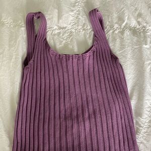 SHEIN ribbed crop tank size small